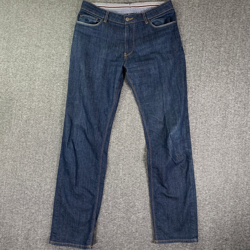 Peter Millar The Jean Men 34x33 Denim Modern Preppy Pants 5 Pocket